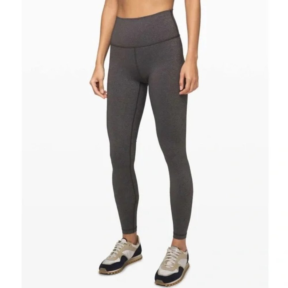 Lululemon Wunder Under High-Rise Tight 31" / 4 Tall / Heathered Black FLux
